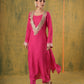 Rani Aabroo Mirrorwork Silk Kurta Set