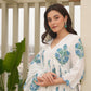 Persia White Block Print Suit Set