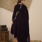 Noor Plum Velvet Kurta With Pant & Dupatta