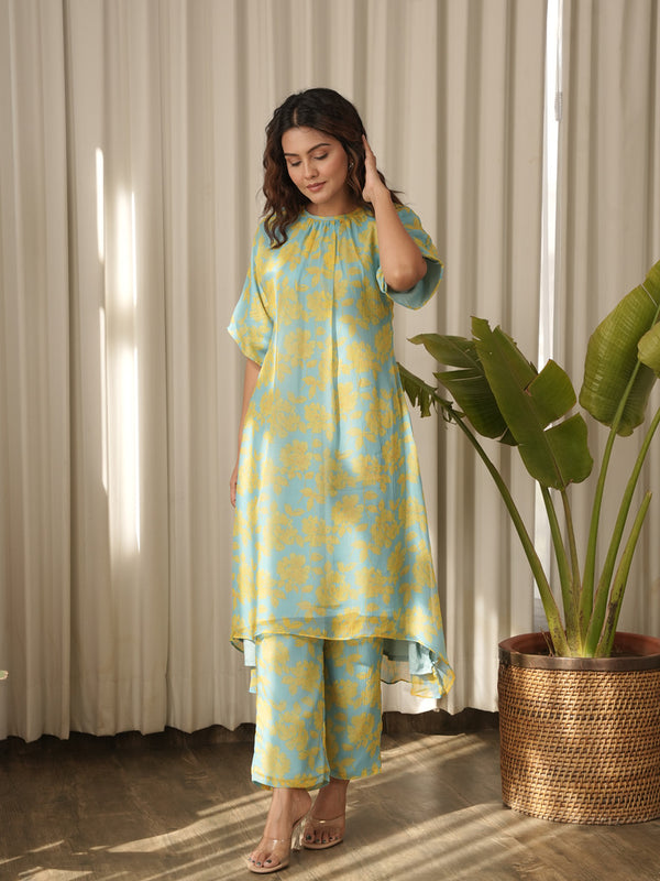 Blue Lily Co Ord Set