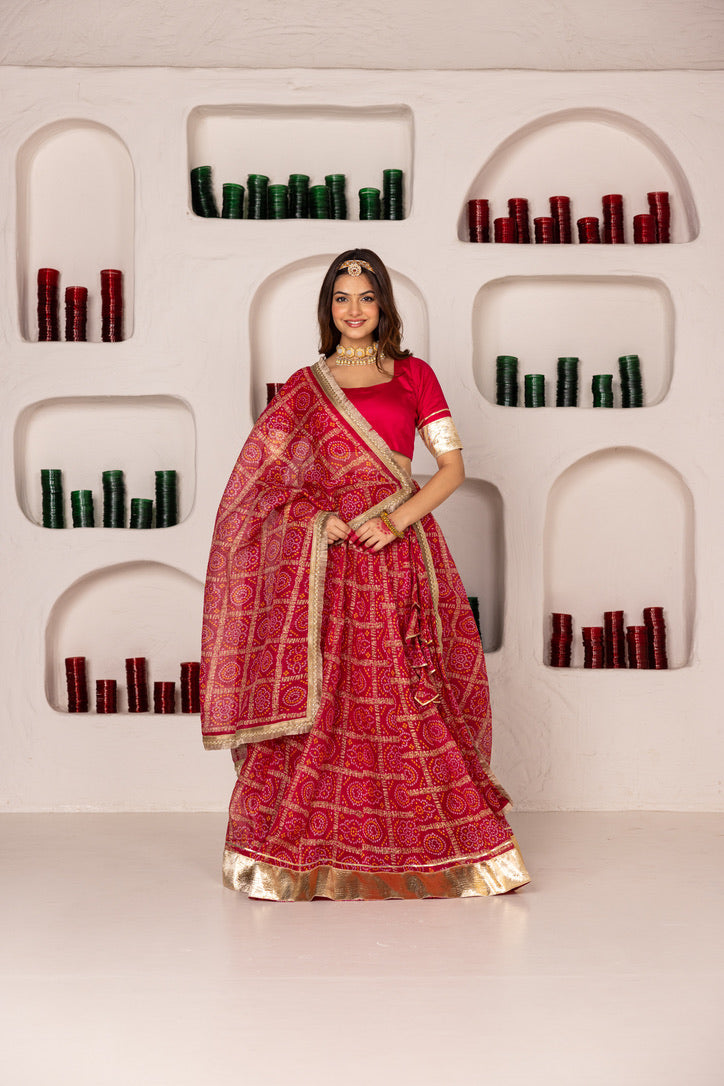 Pehno'Sa Paarobai Lehenga Set