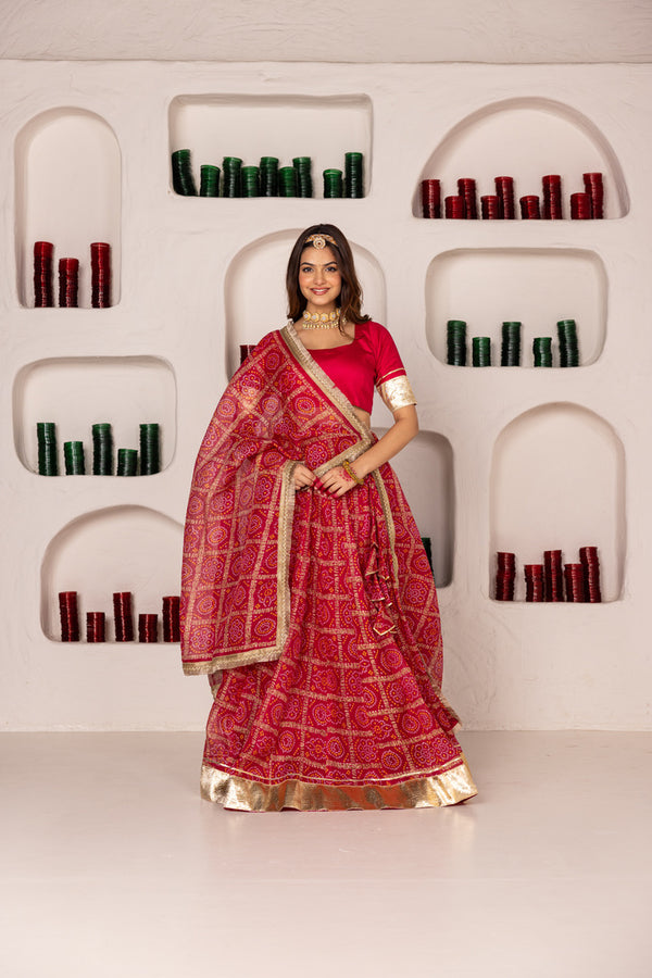 Pehno'Sa Paarobai Lehenga Set