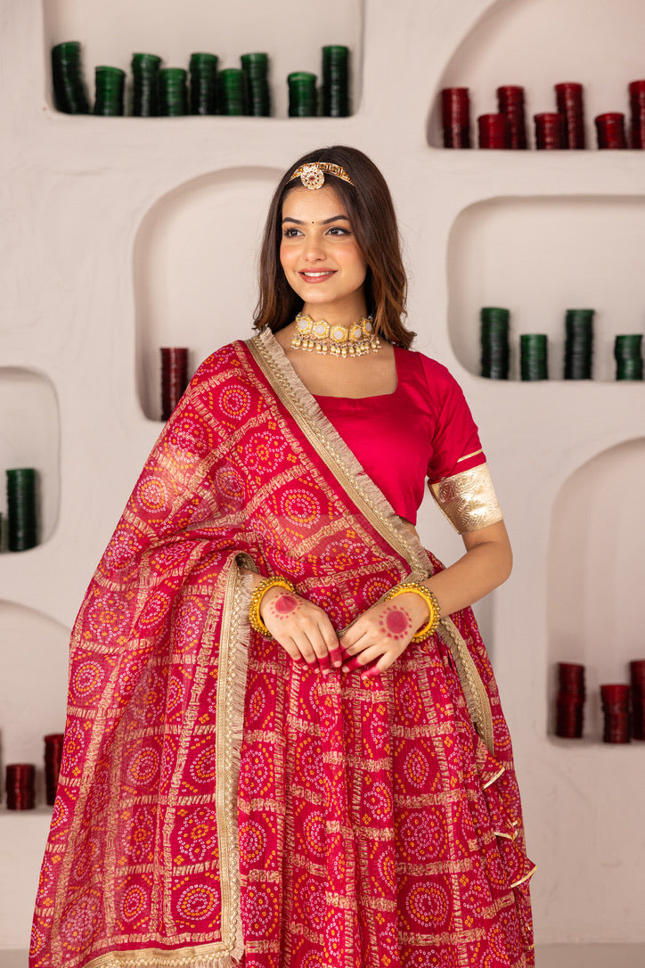 Pehno'Sa Paarobai Lehenga Set