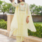 Yellow Marigold Handwork Doria Kurta Set