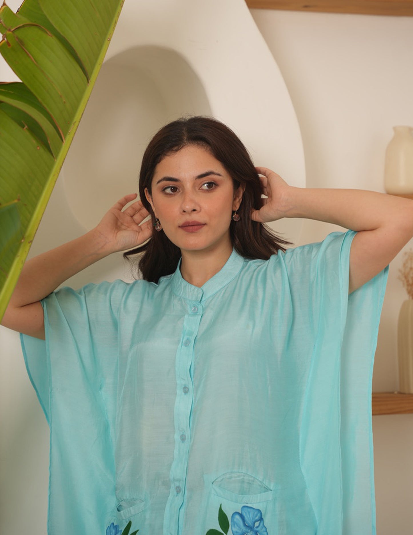 Crown Sky Maslin Kaftan Set
