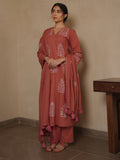 LARA BROWN COTTON EMBROIDERY SUIT SET