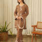 Chocolate Brown Muslin Co-ord Set