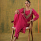 Rani Aabroo Mirrorwork Silk Kurta Set