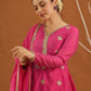 Iraak Pink Chanderi Zari Sharara Set