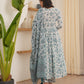 Murat White Blockprint Cotton Suit Set