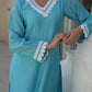 PINE SKY CHANDERI CROCHET LACEWORK SUIT SET
