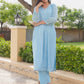 Bluebell Floral Aari Work Chanderi Kurta Set