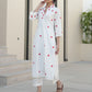 LUV WHITE COTTON HEART EMBROIDERED SUIT SET