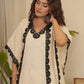 Safeda Kaftan Set