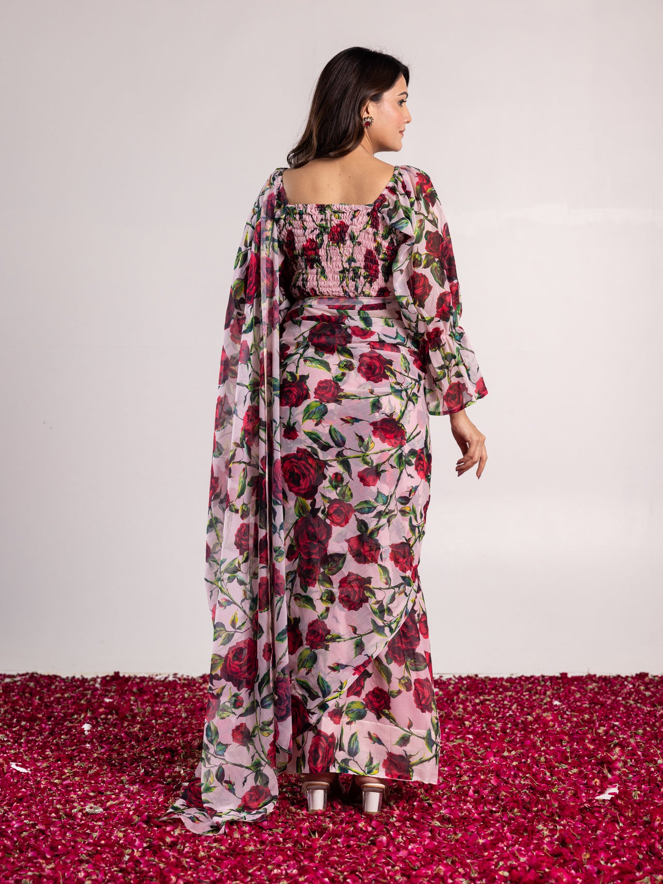 Rose Saree