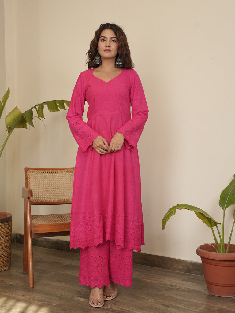 RANI GULAAB KURTA SET