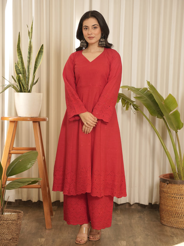 Laal Gulaab Kurta Set