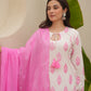 Soa Pink Block Print Cotton Suit Set