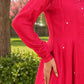Ruby Bloom Floral Aari Work Chanderi Kurta Set