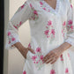 ALOE WHITE COTTON BLOCK PRINT SUIT SET