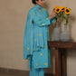 MAPLE SKY COTTON FLORAL EMBROIDERY SUIT SET