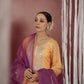 CHAAND YELLOW ZARIWORK SILK SUIT SET