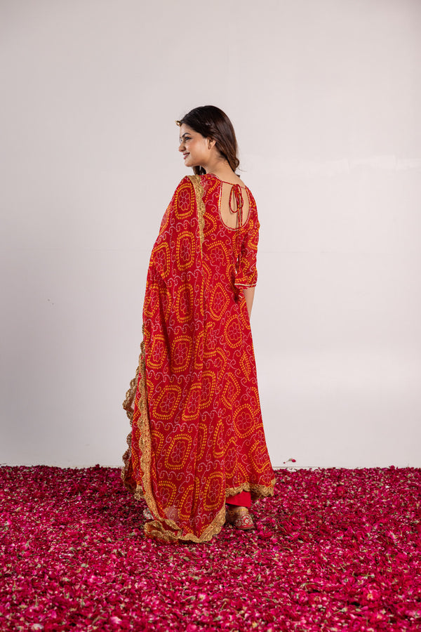 Pehno'Sa Naari Bandhani Set