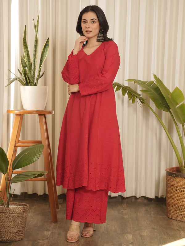 Laal Gulaab Kurta Set