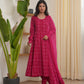 Amira Pink Cotton Suit Set