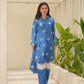Isla Blue Bandhani Maslin Co Ord Set