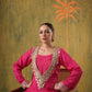 Rani Aabroo Mirrorwork Silk Kurta Set