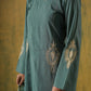 Rani Zoya Green Embroidered Silk Suit Set