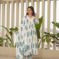 Persia White Block Print Suit Set
