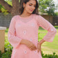 Blush Pink Emboidered Doria Set