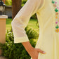 Yellow Marigold Handwork Doria Kurta Set