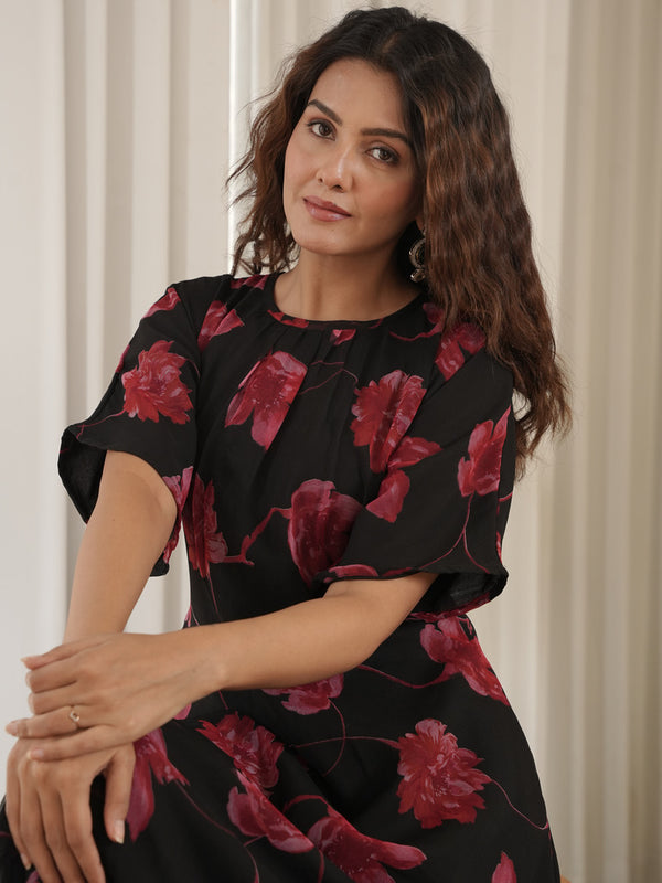 Black Rose Co Ord Set