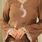 Chocolate Brown Muslin Co-ord Set
