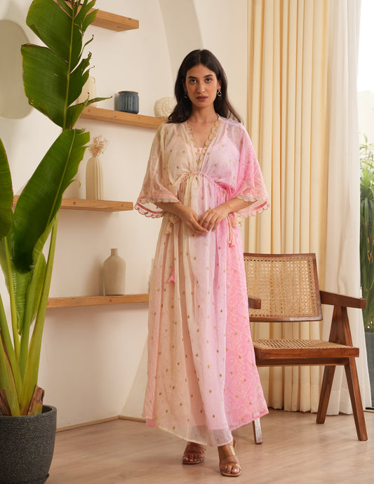 Selah Chiffon Embroidered Dress