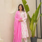 Soa Pink Block Print Cotton Suit Set