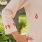 Beige Floral Hand Embroidered Chanderi Kurta Set