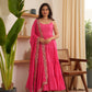 Ariel Pink Cotton Flare Suit Set