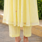 Yellow Marigold Handwork Doria Kurta Set