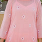 Blush Pink Emboidered Doria Set