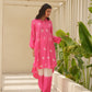 Ivy Pink Bandhani Maslin Co Ord Set