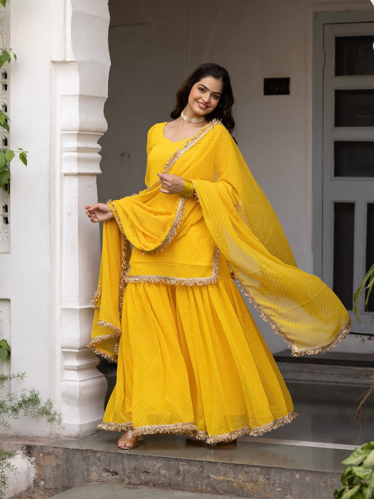 Pehno'Sa Madhurima Sharara Set