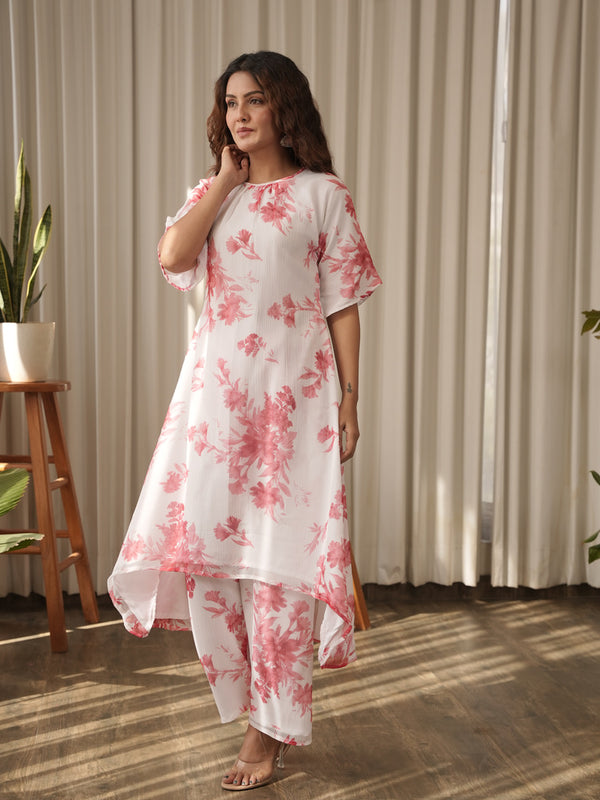 White Orchid Co Ord Set