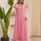 Quinn Pink Silk Suit Set
