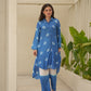 Isla Blue Bandhani Maslin Co Ord Set