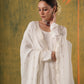 Zeenat White Embroidered Anarkali Set