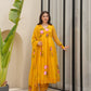 Murraya Mustard Handpaint Suit Set